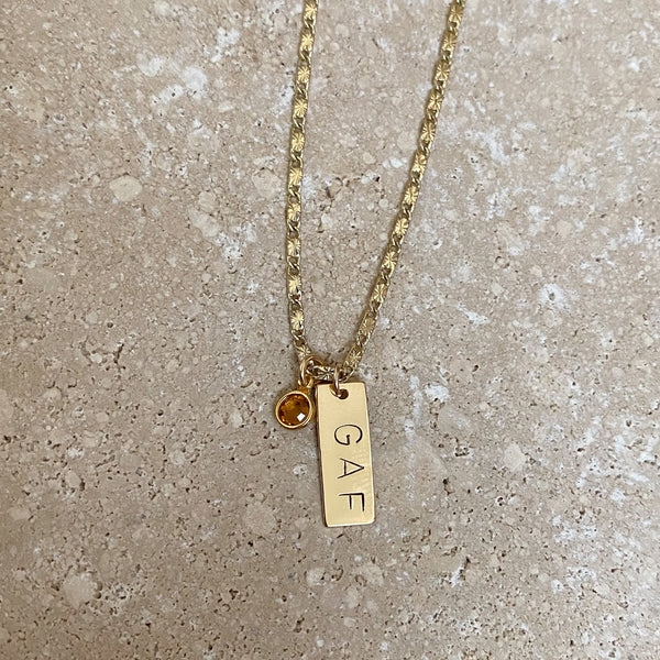 Tiny Birthstone Charm