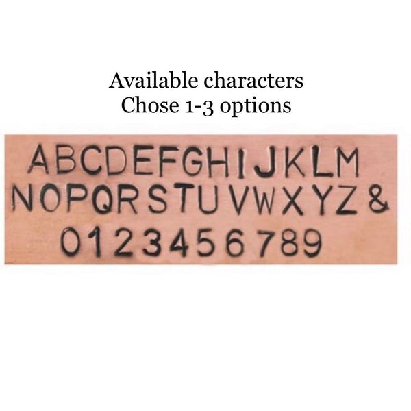14k Stamped Initial w/ stone