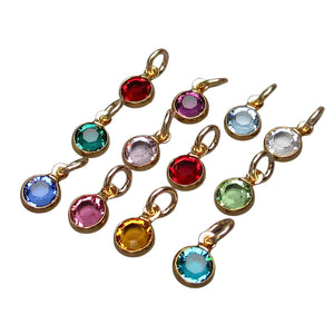 Tiny Birthstone Charm