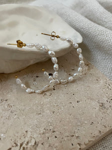 Pearl Hoops